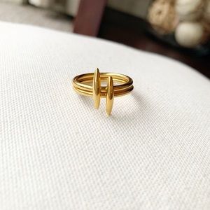 SOKO size 9 gold plated Honi stacking rings